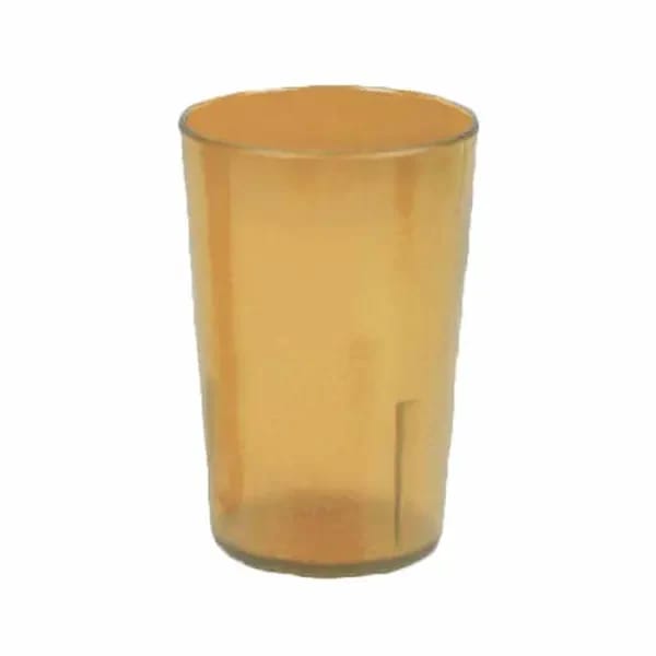 Thunder Group PLTHTB010A Amber 9-1/2 oz. Plastic Tumbler Glass | Case of 12 — view 1