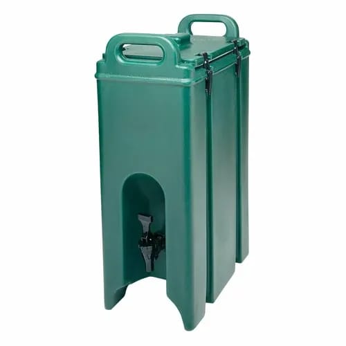 Cambro Camtainer 500LCD519 4-3/4 Gallon Insulated Kentucky Green Beverage Dispenser — view 1
