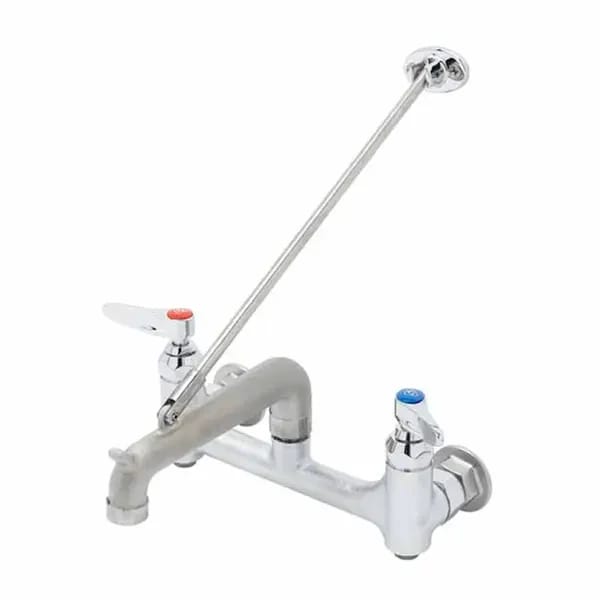 T&S B-0660-BSTR 8" Wall Mount Service Sink Faucet — view 2