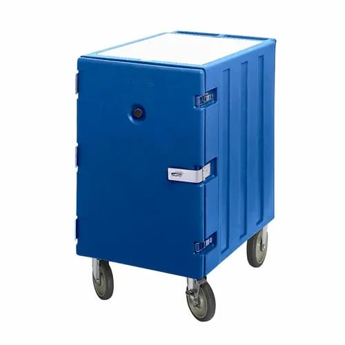 Cambro Camcart 1826LTCSP186 Insulated Navy Blue Front Loader Food Carrier — view 2