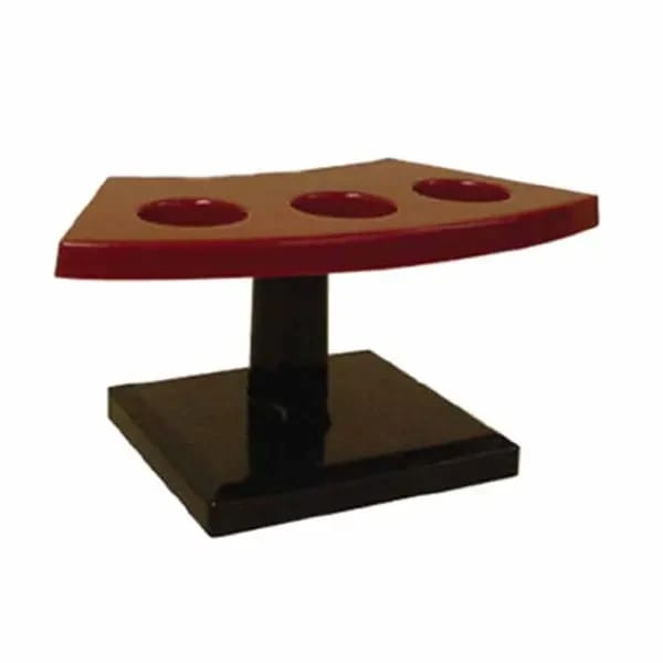 Thunder Group 29 Plastic Sushi Hand Roll Rack with 3 Cavities — view 2