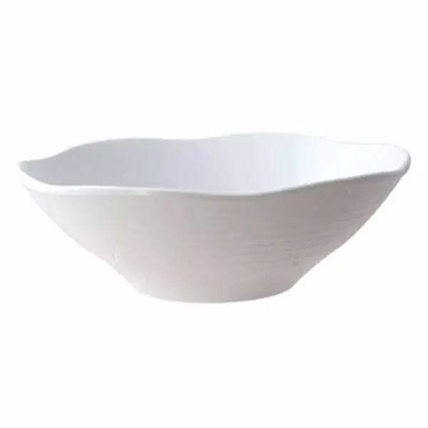 Thunder Group 39093WT Classic White 45 oz. Melamine Soup Bowl | Case of 12 — view 2