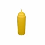 Tablecraft C32SV 32 oz. InvertaTop Squeeze Bottle with Clear Valve Top | Pack of 6 — view 4