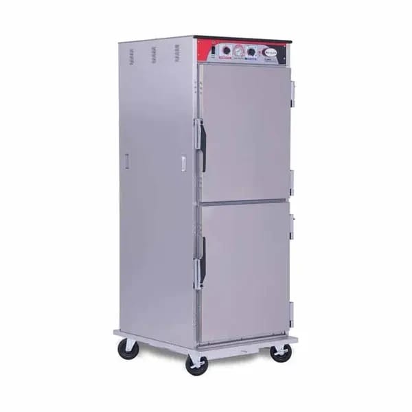 BevLes HCSS74W121 Insulated Solid Dutch Doors Full Height Heated Holding Cabinet 28"W — view 2