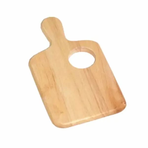 Tablecraft 79A Wood Bread Serving Board with Insert 13-1/2" x 7-1/2" x 3/4" — view 1