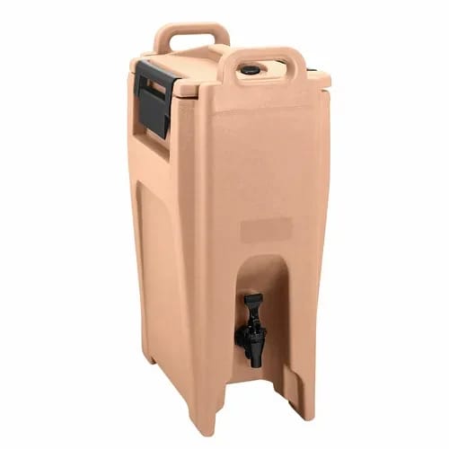 Cambro Camtainer UC500157 5-1/4 Gallon Insulated Coffee Beige Beverage Dispenser — view 2