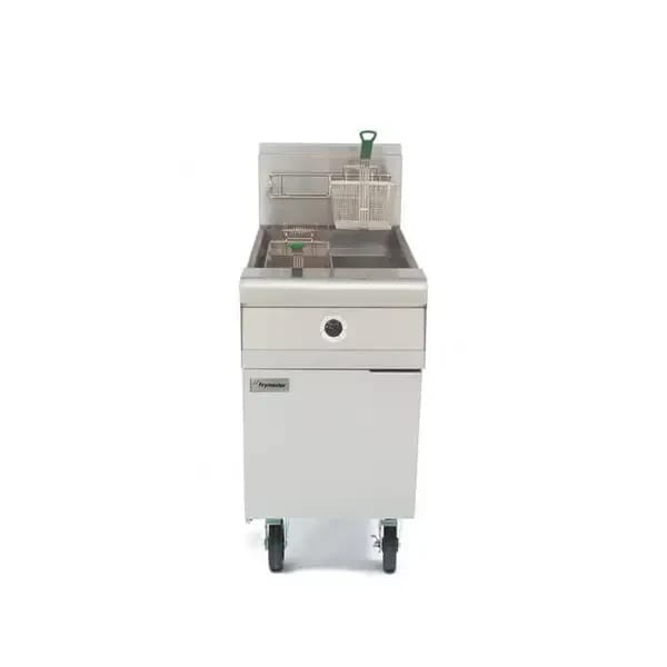Frymaster MJ1CF-LP 60-80 lb. Open Pot Liquid Propane Floor Fryer with Casters — view 1