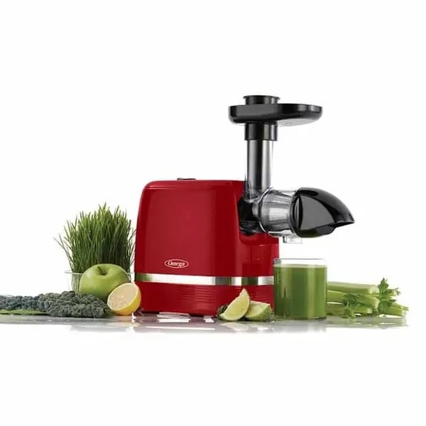 Omega H3000RED Cold Press 365 Red Horizontal Slow Masticating Juicer — view 2