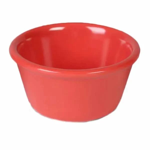 Thunder Group ML538RD1 Orange 4 oz. Melamine Ramekin | Case of 12 — view 2