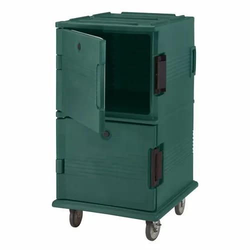Cambro Ultra Cam Cart UPC1600192 Insulated Granite Green Front Loader Food Carrier — view 1