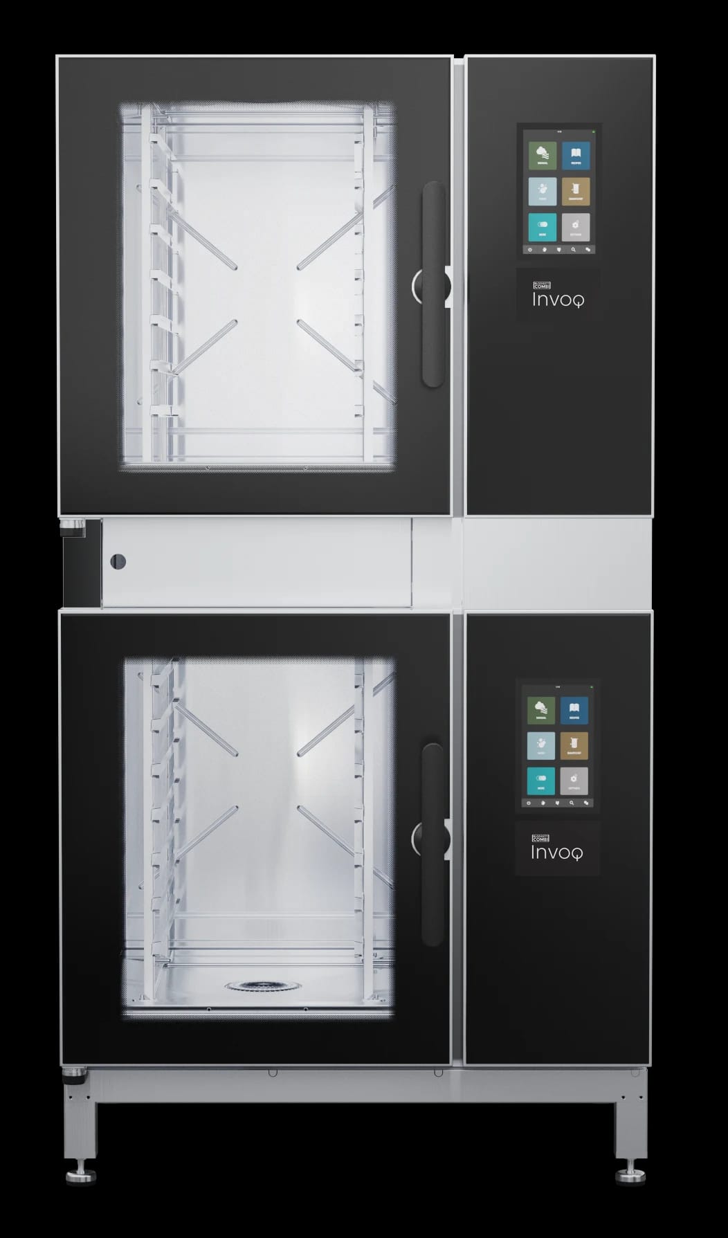 Blodgett® 61/61BE Invoq Series Electric Freestanding Combi Oven Full Size Boiler Based 2 Ovens — 240V, 3PH — view 1