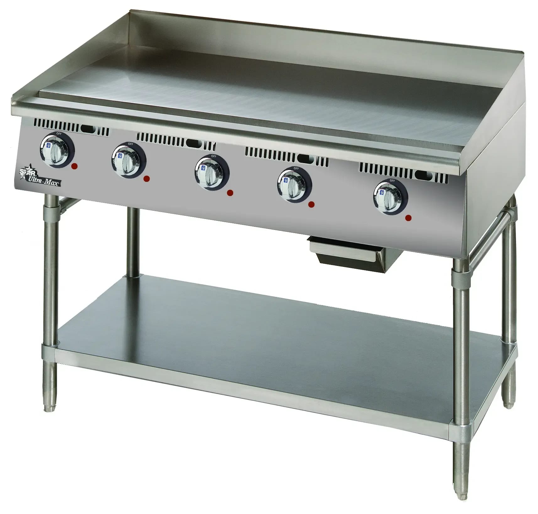 Star 760TA Ultra-Max® Series Electric Countertop Griddle 60 Inch Wide Electrical Snap-Action Thermostat Control Rectangle Polished Steel 1 Inch Thick Plate Heavy-Duty — 240V, 1PH — view 1