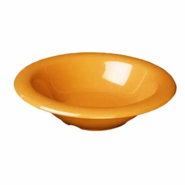 Thunder Group CR5716YW Yellow 18 oz. Melamine Soup Bowl | Case of 12 — view 1