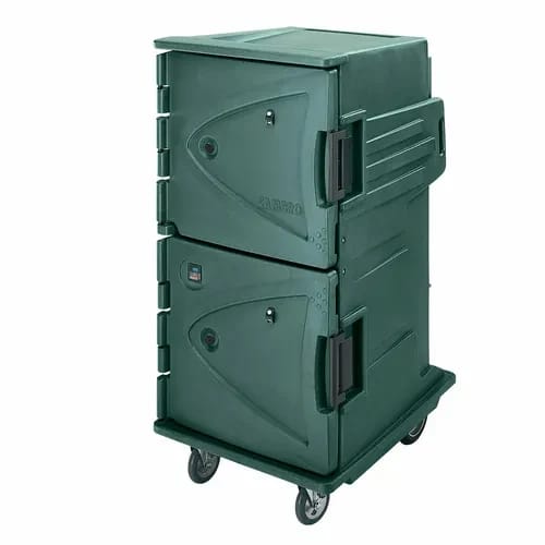 Cambro Camtherm CMBH1826TSF192 Granite Green Hot Cart — view 2
