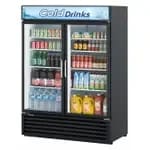Turbo-Air TJMR-55SDW-N White 62 cu. ft. 2 Swinging Door Refrigerator Merchandiser 65-1/8"W — view 6