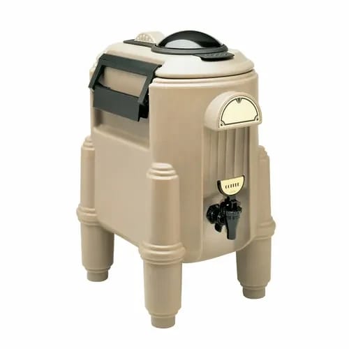 Cambro Camserver CSR3417 3 Gallon Dark Taupe Beverage Dispenser — view 1