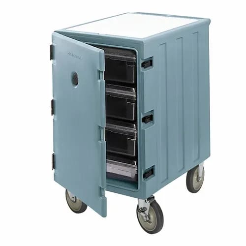 Cambro Camcart 1826LBC401 Insulated Slate Blue Front Loader Food Carrier — view 1