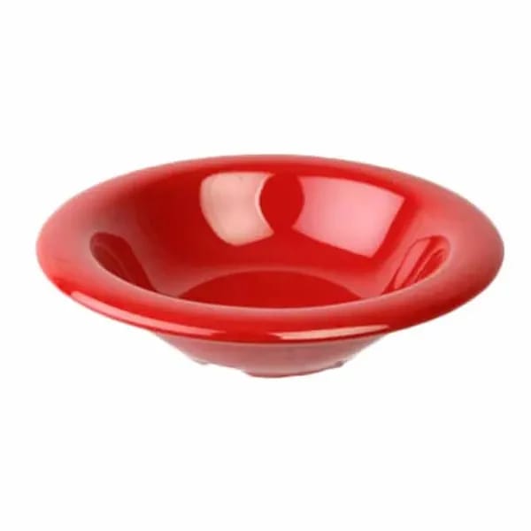 Thunder Group CR5044PR Pure Red 4 oz. Melamine Salad Bowl | Case of 12 — view 1