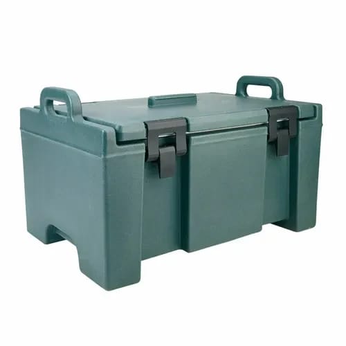Cambro Ultra Pan Carrier UPC100192 Granite Green Top Loader 8" Deep — view 1