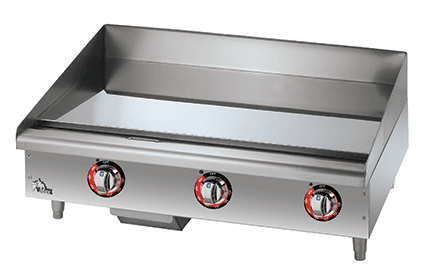 Star 536CHSF Star-Max® Series Electric Countertop Griddle 36 Inch Wide Electrical Snap-Action Thermostat Control Rectangle Chrome Plated 1 Inch Thick Plate Medium-Duty —... — view 3