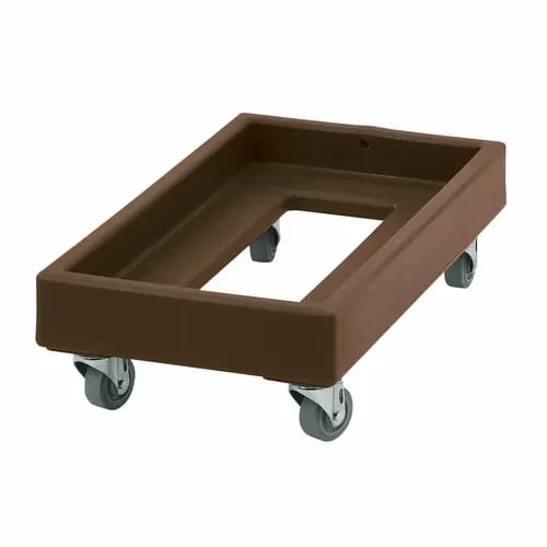 Cambro Camdolly CD1327131 Open Frame Dark Brown Food Carrier Dolly — view 1