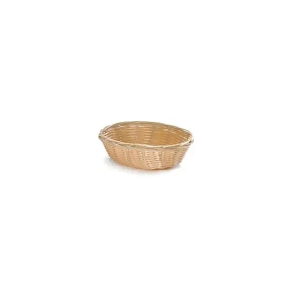 Tablecraft C1174W Natural Oval Woven Basket 9" x 6" x 2-1/4" | Pack of 12 — view 2