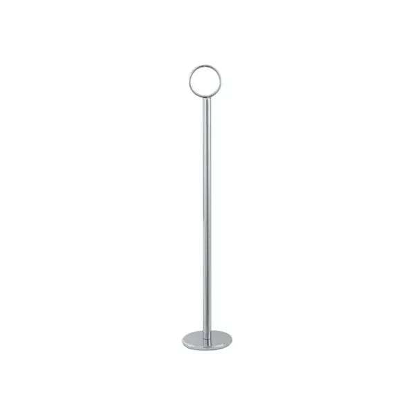 Winco TBH-12 Chrome 12" Table Number / Card / Menu Holder — view 2