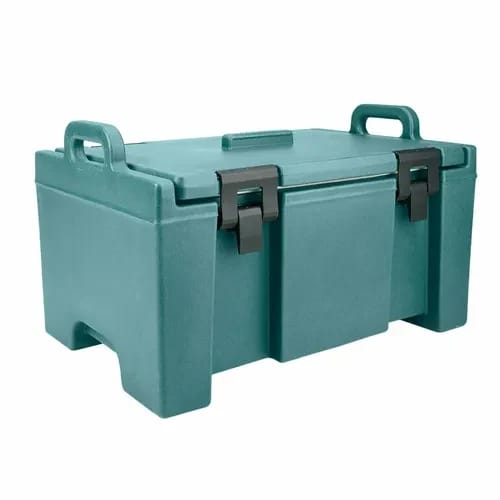 Cambro Ultra Pan Carrier UPC100401 Slate Blue Top Loader 8" Deep — view 1