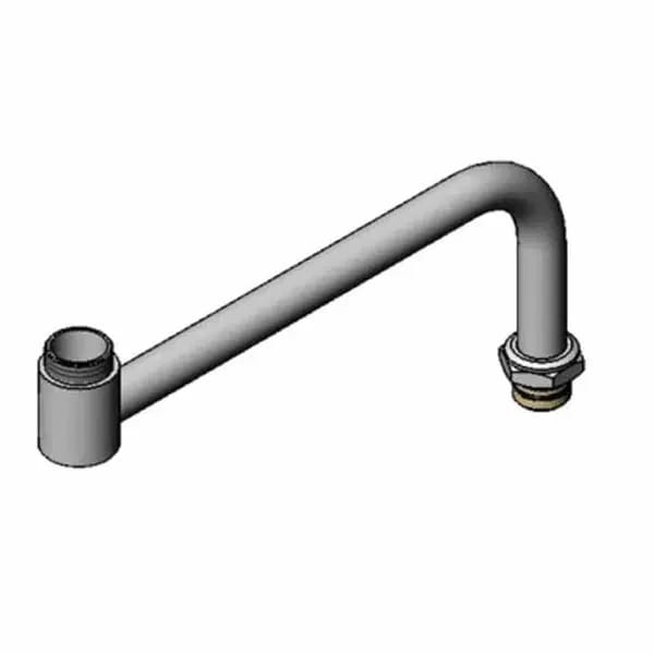 T&S 118X 12" Double Joint Faucet Spout Nozzle — view 2