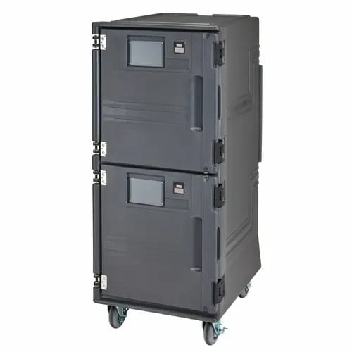 Cambro Pro Cart Ultra PCUPCSP615 Insulated Charcoal Gray Front Loader Food Carrier — view 2