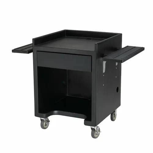 Cambro ES28RL110 Black Equipment Stand — view 2