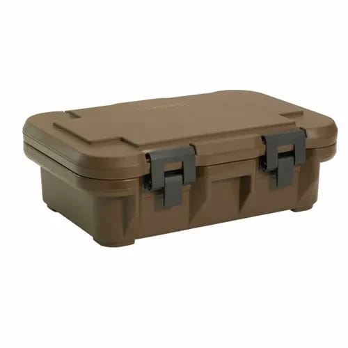 Cambro S-Series Ultra Pan Carrier UPCS140131 Dark Brown Top Loader 4" Deep — view 1