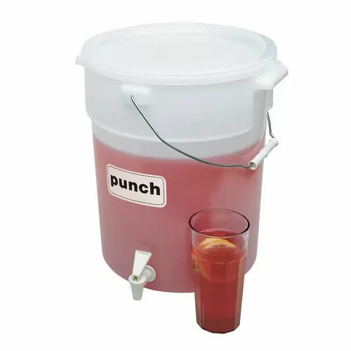 Cambro DSPR6148 6 Gallon Non-Insulated White Beverage Dispenser — view 2