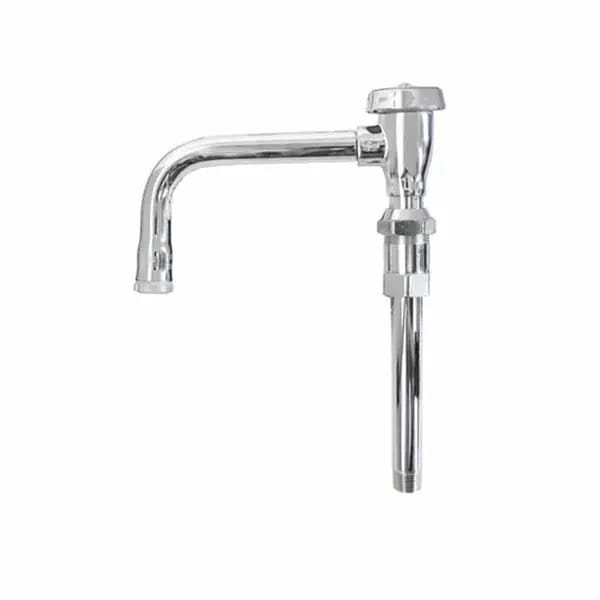 T&S B-0406-04 9" Vacuum Breaker Swivel Faucet Gooseneck Spout Nozzle — view 2