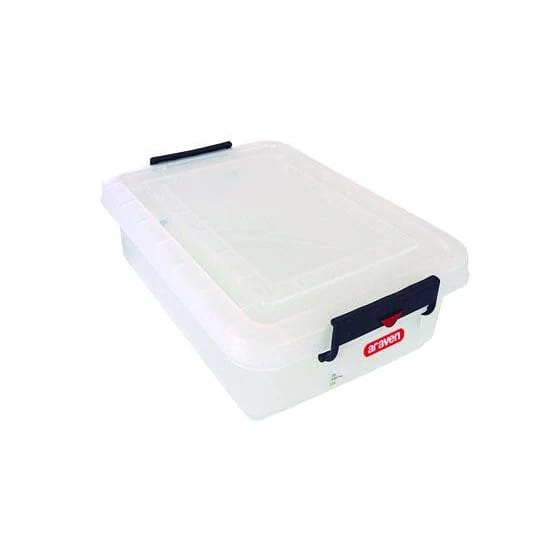Araven 91172 7.5 Gallon Polypropylene Food Storage Box 20-7/8" x 15-5/8" x 6-1/4" — view 2