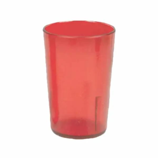 Thunder Group PLTHTB010R Red 9-1/2 oz. Plastic Tumbler Glass | Case of 12 — view 1