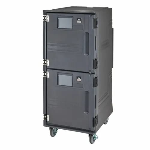 Cambro Pro Cart Ultra PCUCH615 Charcoal Gray Hot/Cold Cart — view 1