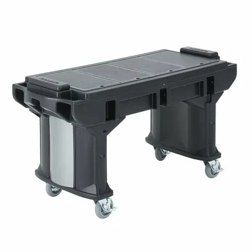 Cambro Versa Food Bar VBRTLHD6110 5-Pan Black Cold Food Serving Counter — view 2