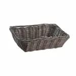 Tablecraft 1475 Brown Round Woven Basket 8-1/2" x 2-1/4" | Case of 12 — view 6