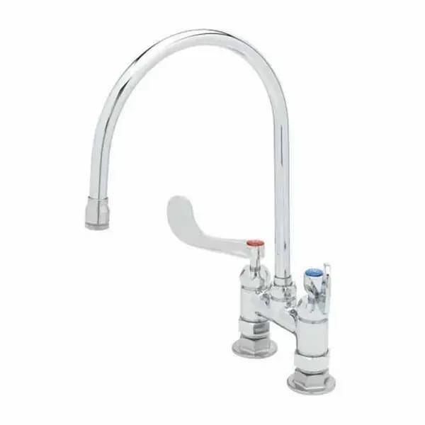 T&S B-0325-134X-CR4 4" Double Pantry Faucet — view 1