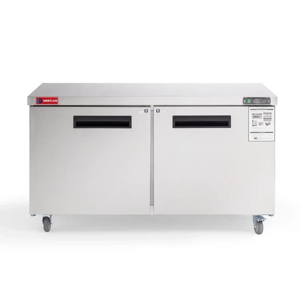 Westlake WKTR-60B Undercounter Refrigerator 2 Door 33-40°F — view 1