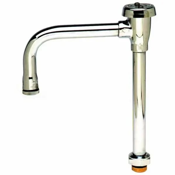 T&S B-0407-02 9-1/4" Vacuum Breaker Swivel Faucet Gooseneck Spout Nozzle — view 1
