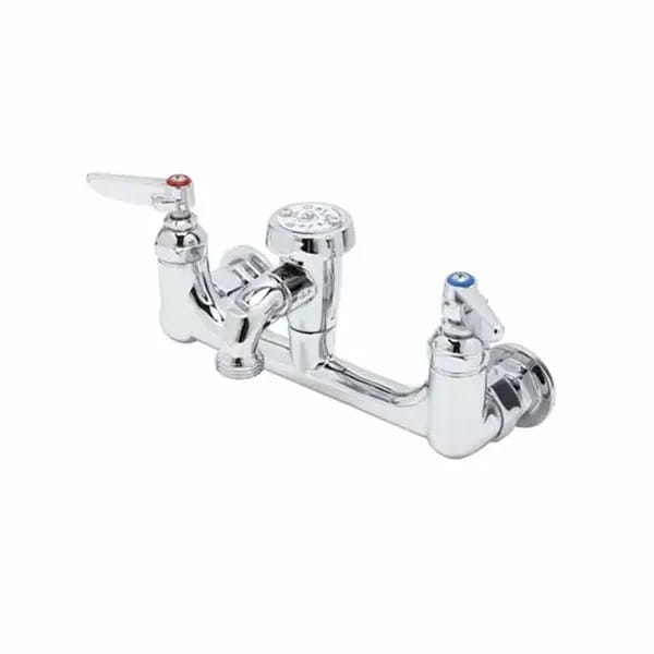 T&S B-0674-CR-POL Wall Mount Service Sink Faucet — view 1