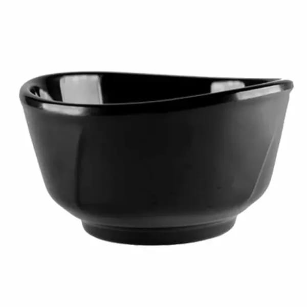 Thunder Group 39050BK Classic Black 16 oz. Melamine Bowl | Case of 12 — view 2