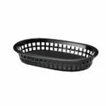 Tablecraft 1073FG A La Carte Green Oval Platter Basket 9-1/4" x 6" x 1-1/2" | Case of 36 — view 5