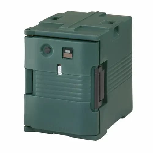 Cambro Ultra Pan Carrier UPCH400192 Insulated Granite Green Front Loader Food Carrier — view 2