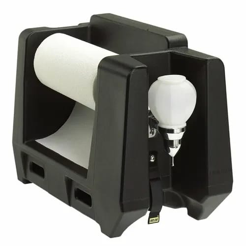 Cambro HWAPR110 Black Handwashing Sation — view 1