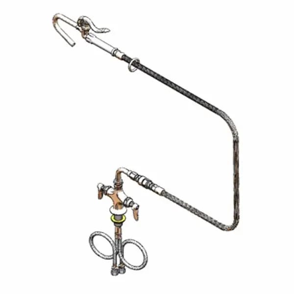 T&S B-0300-PF Single Hole Deck Mount Pantry Faucet — view 2