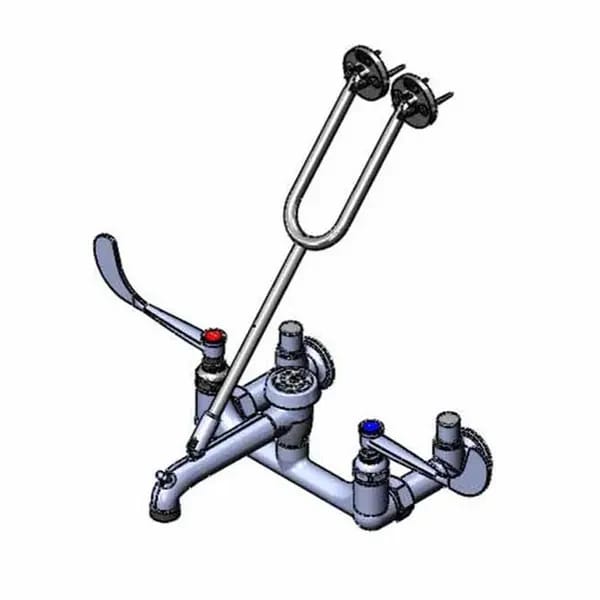 T&S B-0657-01 8" Wall Mount Service Sink Faucet — view 1