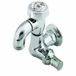 T&S B-0702 Wall Mount Single Sink Faucet with 4-Arm Handle — view 4